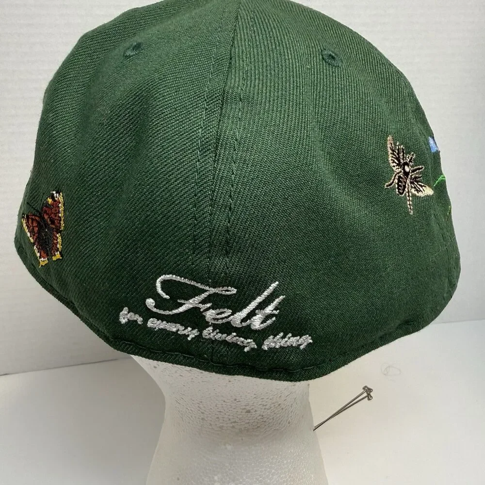 New Era x Felt Arizona Diamondbacks Green 59Fifty Fitted Hat Sz 7 3/8 New Rare